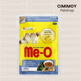 Me-O Kitten Food Otak-Otak with White Fish - Pouch