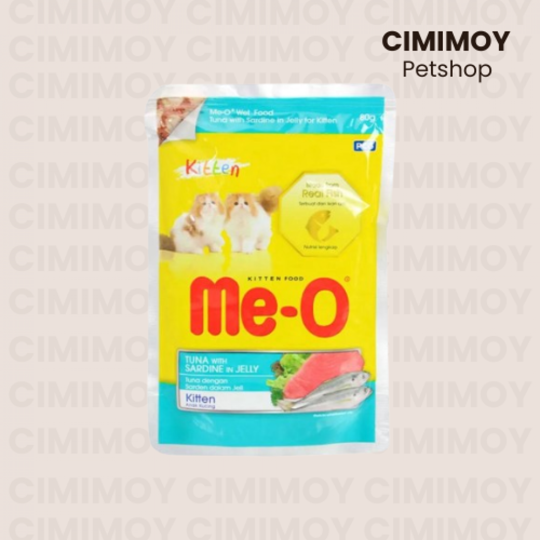 Me-O Tuna with Sardine in Jelly Kitten - Pouch