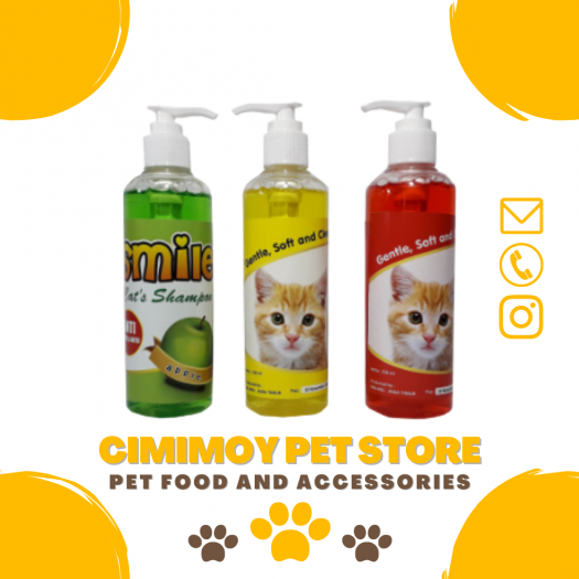 Smile - Shampo Kucing Anti Kutu dan Jamur 250ml