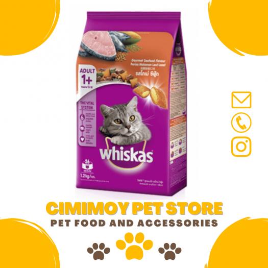 Whiskas® Dry Adult 1+ Gourmet Seafood Flavour